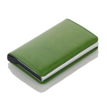 Load image into Gallery viewer, New RFID Blocking Vintage Leather Credit Card Holder Men Polyurethane