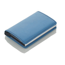 Load image into Gallery viewer, New RFID Blocking Vintage Leather Credit Card Holder Men Polyurethane