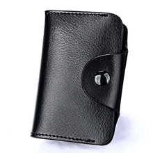 Load image into Gallery viewer, TRASSORY Rfid Blocking 15 Slots Genuine Leather Business Genuine Leather