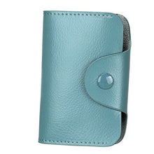 Load image into Gallery viewer, TRASSORY Rfid Blocking 15 Slots Genuine Leather Business Genuine Leather