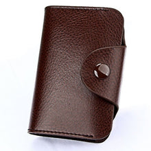 Load image into Gallery viewer, TRASSORY Rfid Blocking 15 Slots Genuine Leather Business Genuine Leather