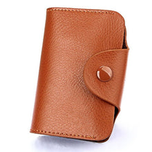 Load image into Gallery viewer, TRASSORY Rfid Blocking 15 Slots Genuine Leather Business Genuine Leather