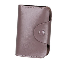 Load image into Gallery viewer, TRASSORY Rfid Blocking 15 Slots Genuine Leather Business Genuine Leather
