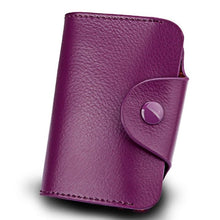 Load image into Gallery viewer, TRASSORY Rfid Blocking 15 Slots Genuine Leather Business Genuine Leather