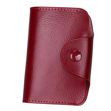 Load image into Gallery viewer, TRASSORY Rfid Blocking 15 Slots Genuine Leather Business Genuine Leather