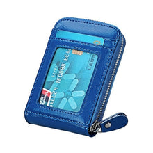 Load image into Gallery viewer, TRASSORY Genuine Leather Rfid Blocking 14 Slots Business Credit ID Card Holder