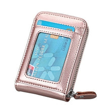 Load image into Gallery viewer, TRASSORY Genuine Leather Rfid Blocking 14 Slots Business Credit ID Card Holder