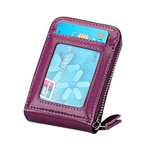 Load image into Gallery viewer, TRASSORY Genuine Leather Rfid Blocking 14 Slots Business Credit ID Card Holder
