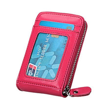 Load image into Gallery viewer, TRASSORY Genuine Leather Rfid Blocking 14 Slots Business Credit ID Card Holder