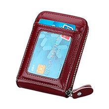 Load image into Gallery viewer, TRASSORY Genuine Leather Rfid Blocking 14 Slots Business Credit ID Card Holder