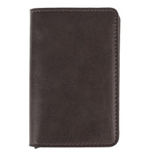 Load image into Gallery viewer, Male Metal Card Holder RFID Aluminium Alloy Credit Card Holder Polyurethane
