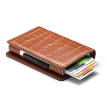 Load image into Gallery viewer, BISI GORO 2019 Unisex Metal Credit Card Holder With RFID Polyurethane