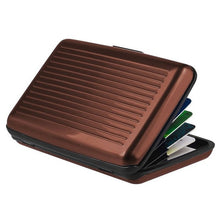 Load image into Gallery viewer, 9 Colors Aluminium Alloy Unisex Wallet Credit Card Holder RFID Metallic