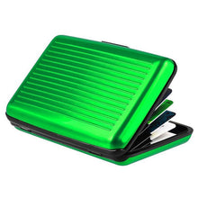 Load image into Gallery viewer, 9 Colors Aluminium Alloy Unisex Wallet Credit Card Holder RFID Metallic