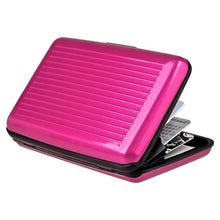 Load image into Gallery viewer, 9 Colors Aluminium Alloy Unisex Wallet Credit Card Holder RFID Metallic