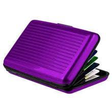 Load image into Gallery viewer, 9 Colors Aluminium Alloy Unisex Wallet Credit Card Holder RFID Metallic