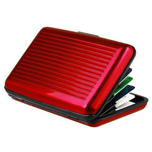 Load image into Gallery viewer, 9 Colors Aluminium Alloy Unisex Wallet Credit Card Holder RFID Metallic
