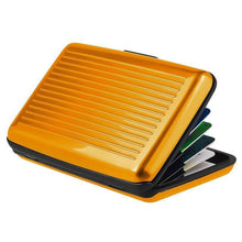 Load image into Gallery viewer, 9 Colors Aluminium Alloy Unisex Wallet Credit Card Holder RFID Metallic