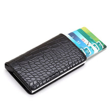 Load image into Gallery viewer, New RFID Blocking Vintage Leather Credit Card Holder Men Polyurethane