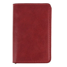 Load image into Gallery viewer, 2019 Male Metal Card Holder RFID Aluminium Alloy Credit Card Holder Polyurethane
