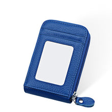 Load image into Gallery viewer, Genuine Leather RFID Blocking Wallet Credit Card Holder