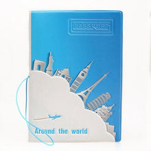 Load image into Gallery viewer, PVC Leather 3D Passport Cover ID Business Card Holder