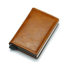 Load image into Gallery viewer, 2019 New Anti theft Men Vintage Credit Card Holder Blocking Rfid Wallet Polyurethane