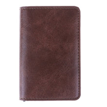 Load image into Gallery viewer, 2019 Male Metal Card Holder RFID Aluminium Alloy Credit Card Holder Polyurethane