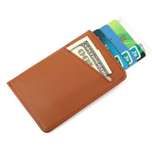 Load image into Gallery viewer, Pulled Design Slim Men Wallet Rfid Credit Card Holder Genuine Leather