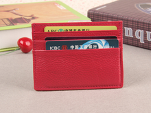 Load image into Gallery viewer, RFID Blocking Slim Leather Wallet Cow Genuine Leather