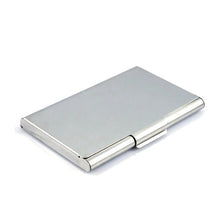 Load image into Gallery viewer, Creative Business Card Case Stainless Steel Aluminum Holder Metallic