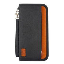 Load image into Gallery viewer, Money Business Passport Holder Organizer Flight Tickets RFID Polyester