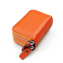 Load image into Gallery viewer, RFID Blocking Leather Wallet for Women and Men, ID Credit Card Holder Polyester