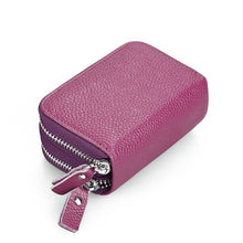 Load image into Gallery viewer, RFID Blocking Leather Wallet for Women and Men, ID Credit Card Holder Polyester