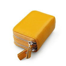 Load image into Gallery viewer, RFID Blocking Leather Wallet for Women and Men, ID Credit Card Holder Polyester