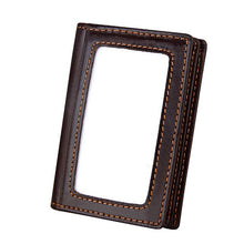 Load image into Gallery viewer, Fashion Men Women Genuine Leather Credit Card Holder Cowhide Business Cards