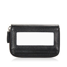 Load image into Gallery viewer, Genuine Leather RFID Blocking Men/Women Zipper Business Credit ID Card Holder