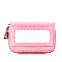 Load image into Gallery viewer, Genuine Leather RFID Blocking Men/Women Zipper Business Credit ID Card Holder