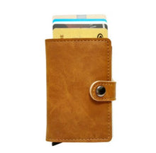 Load image into Gallery viewer, Women Men Blocking Rfid Wallet Genuine Leather Business