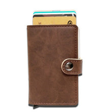 Load image into Gallery viewer, Women Men Blocking Rfid Wallet Genuine Leather Business
