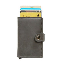 Load image into Gallery viewer, Women Men Blocking Rfid Wallet Genuine Leather Business