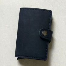 Load image into Gallery viewer, Women Men Blocking Rfid Wallet Genuine Leather Business