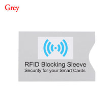 Load image into Gallery viewer, 2/5Pcs RFID Aluminium Blocking Credit Card Holder Safety Anti Thief Bank Card Polyurethane