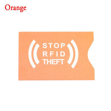 Load image into Gallery viewer, 2/5Pcs RFID Aluminium Blocking Credit Card Holder Safety Anti Thief Bank Card Polyurethane