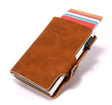 Load image into Gallery viewer, BiPtyDam New Aluminum Women Men Card Wallet Slim Mini Rfid Polyurethane