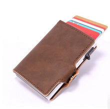 Load image into Gallery viewer, BiPtyDam New Aluminum Women Men Card Wallet Slim Mini Rfid Polyurethane