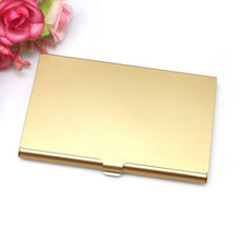 Load image into Gallery viewer, Creative Casual Business Card Case Stainless Steel Aluminum Holder Men Metallic