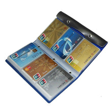 Load image into Gallery viewer, Function 108 Slots Credit Card Holder PU Leather Fashion Business Card PVC
